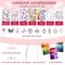 14400 pieces 72 Colors, 3mm Glass Seed Beads for Bracelet Making Kit, Small Beads for Jewelry Making with Letter Beads for Crafts Gifts